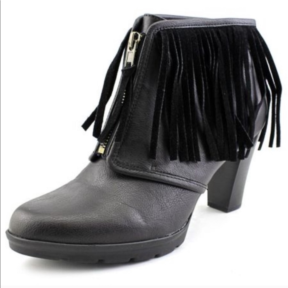 American Living Fringe Booties 7.5